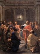POUSSIN, Nicolas The Institution of the Eucharist af china oil painting artist
